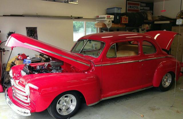 48 Ford Coupe cherry red 500cc engine 1948 Ford Coupe