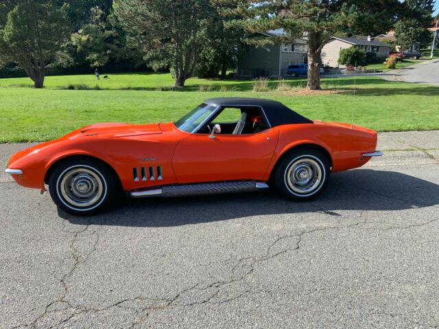 48k original miles 427 v8 390HP 4 spd numbers matching car factory vinyl hardtop 1969 Chevrolet Corvette L36 with 427 v8 390HP 4 speed