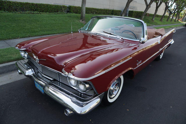 49,400 Miles 392/345HP V8 AutomaticConvertible 1958 Chrysler Imperial Crown Convertible --