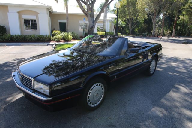 49K ACTUAL MI-ORIGINAL-LOOKS AND RUNS GREAT-APPRECIATING COLLECTOR CAR 1989 Cadillac Allante Leather