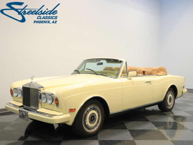 49K ACTUAL MILES, MINT CONDITION, ONLY 2-OWNERS, MAINT RECORDS, SUPERB 80'S LUX! 1988 Rolls-Royce Corniche Convertible