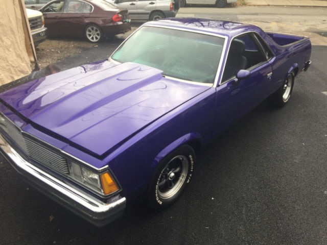 49K Original Miles, Stick Shift, 350 Small Block Motor, Custom Exhaust 1981 Chevrolet El Camino SS