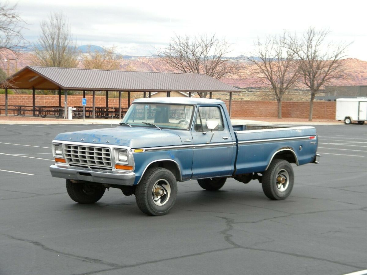 4WD F250 Survivor Great Daily Driver SoCal Family Owned 38 Years Stock Original 1978 Ford F-250 Ranger 4X4