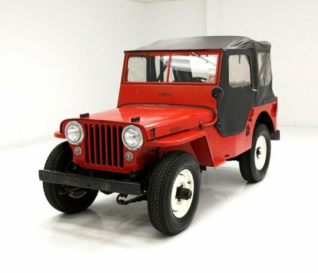 4WD Truck Warn Hubs Newly Upholstered Interior 1947 Willys Jeep