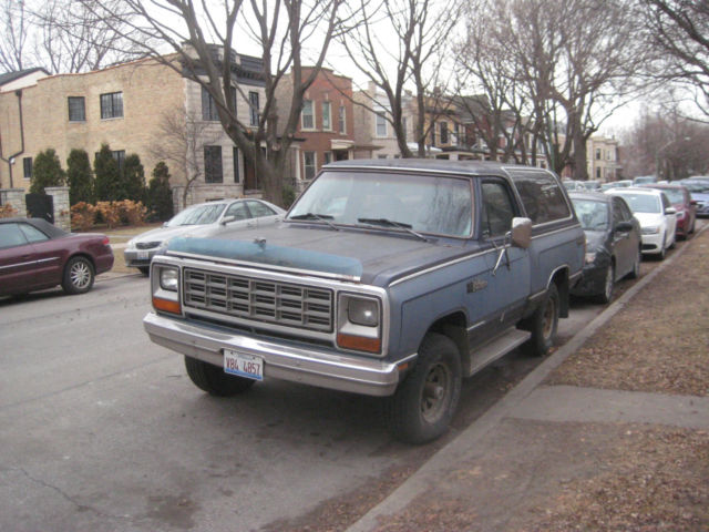 4x4 1985 Dodge Ramcharger Prospector,112K orig miles original unmolested 1985 Dodge Ramcharger prospector