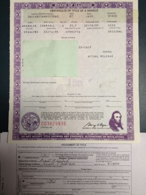 1987 Jeep Wrangler Base Sport Utility 2-Door - photo 12