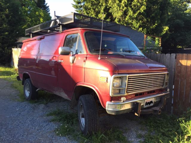 4x4 Chevy Camper Van 1980 Chevrolet G20 Van