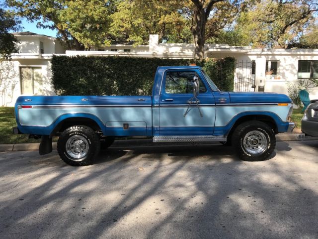4x4 - Edelbrock Carb/Manifold, Headers, Rebuilt Engine w/30K Mile Warranty 1978 Ford F-250 Ranger Lariat