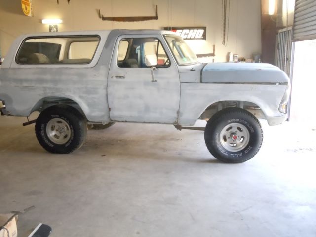 4x4 Full Size Project Big Block 1978 Ford Bronco
