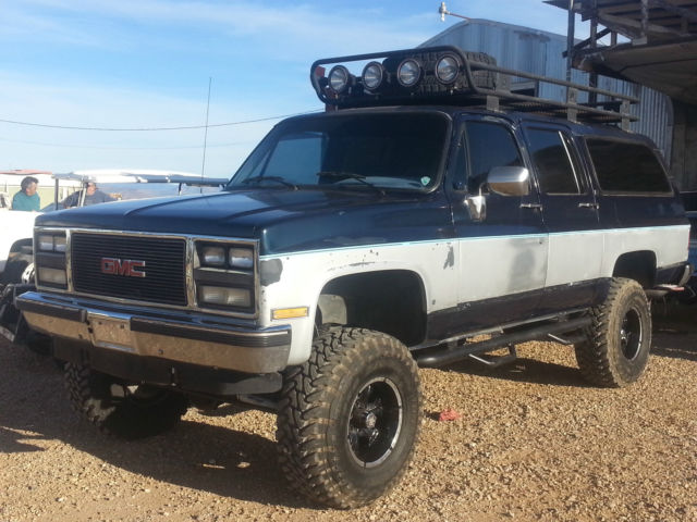 4x4 Search and Rescue Vehicle - NEW ENGINE/NEW TRANS/LIFT KIT/AIR BAGS/NEW AC! 1990 GMC Suburban