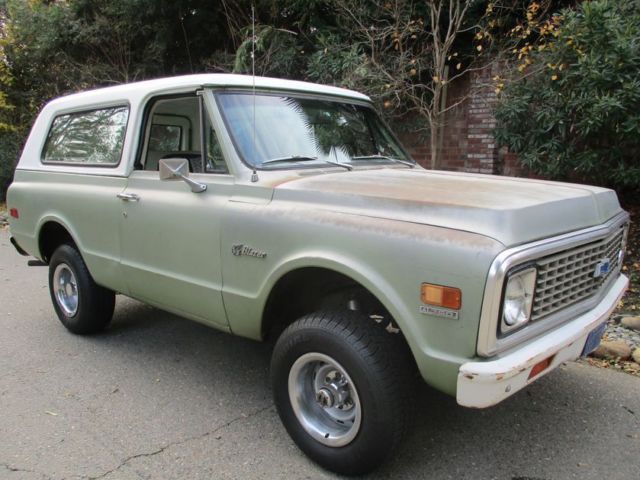 4x4 Straight Original Paint CST Cheyenne K10 Siverado 1500 Pickup Truck Other CA 1972 Chevrolet C-10 K5 California 4WD Blazer 5 Day No Reserve Auction