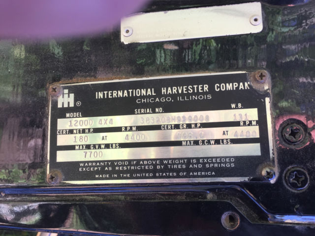 1969 International Harvester Other NA - photo 9