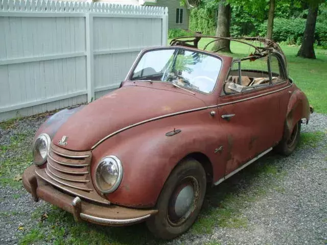 5 Rare DKW (Audi) Vehicles inc. 1953 Cabriolet from Frankfurt Intl. Auto Show! 1953 Audi Cabriolet