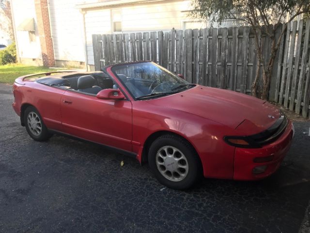5-speed manual leather seats 1992 Toyota Celica GT Convertible