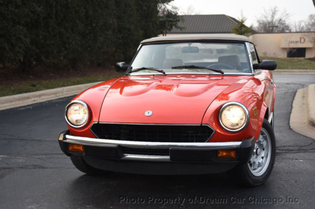 5-SPEED MANUAL !!! LOW MILES !!! 2-OWNER CAR !!!! MINT CONDITION !!! A 1983 Fiat Pininfarina