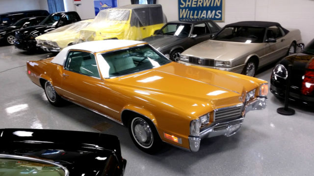 500ci 8.2l V8 - RARE REGENCY GOLD FIREMIST COLOR - NEW TOP - BEAUTIFUL CADDY 1970 Cadillac Eldorado ELDORADO