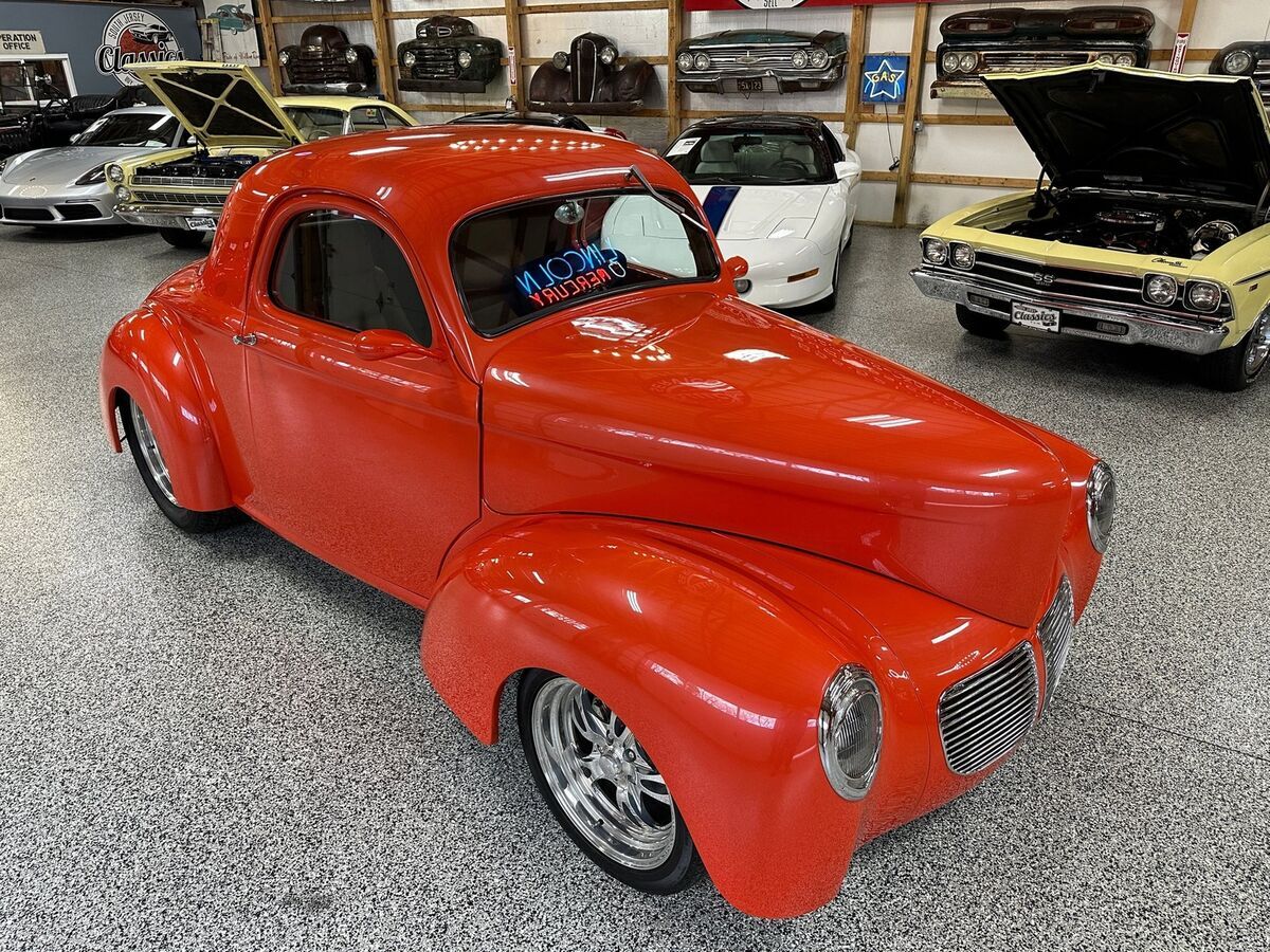 1941 Willys Coupe Street Rod AC Pro Touring 502ci V8 - photo 4