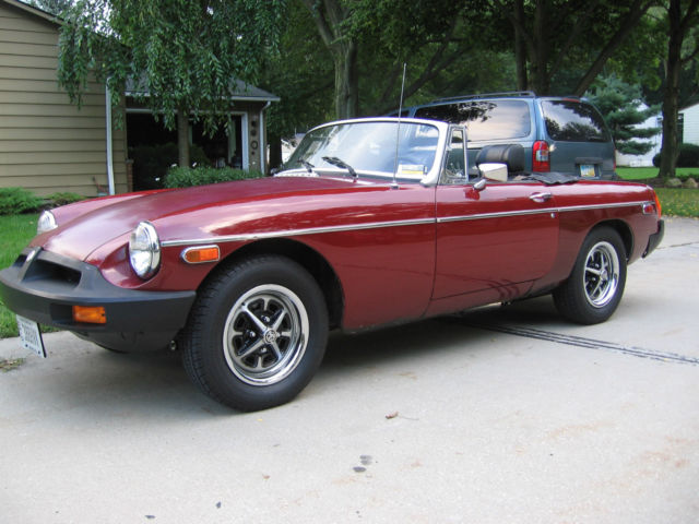 50th anniversary, 1975 MGB. One family owned since new 1975 MG MGB