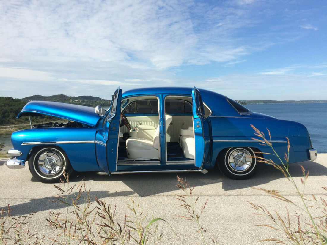 51 Mercury custom 4 door, G body chassis. New running gear. 1951 Mercury 8