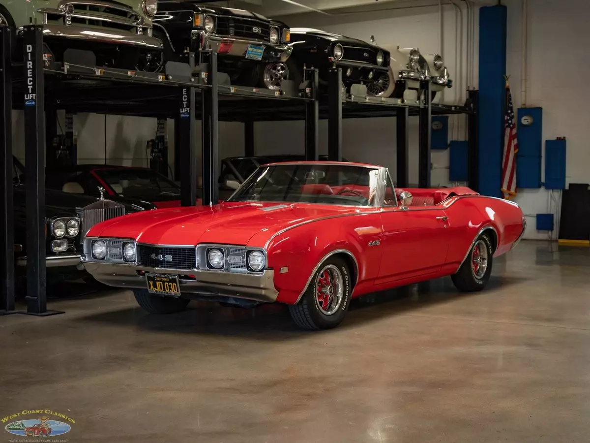 1968 Oldsmobile Cutlass 350 V8 Convertible with Hurst 4 spd manual trans
