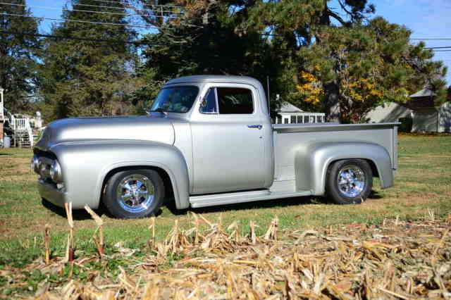 53 Ford F100 Fresh 350 Dropped Fatman Front End PS PB Tilt Custom Bed NO RESERVE 1953 Ford Other