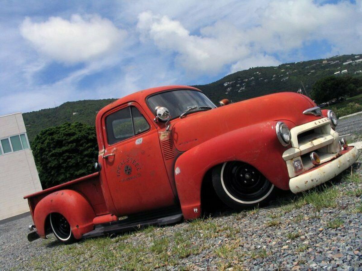 54 CHEVROLET PICKUP PATINA RAT SHOW TRUCK 63 CHEVY CORVETTE 327 5SPD AIR RIDE 1954 Chevrolet Other Pickups