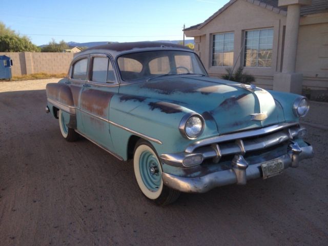 54 Chevy Belair Hot Rod Cruiser Rockabilly Restomod Patina Rat Rod 50's 1954 Chevrolet Bel Air/150/210