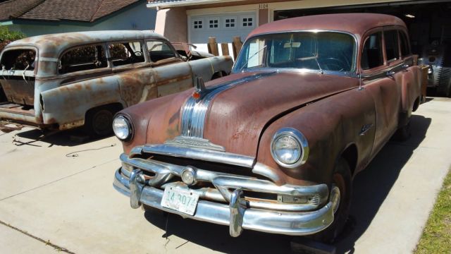 54'/53' pontiac chieftain wagons 1953 Pontiac Chieftain star chieftain
