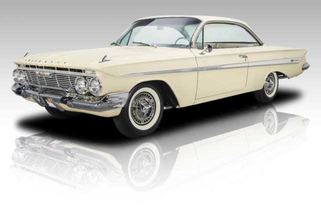 55,659 Actual Mile California Impala Bubbletop 348 V8 4 Speed Factory A/C 1961 Chevrolet Impala