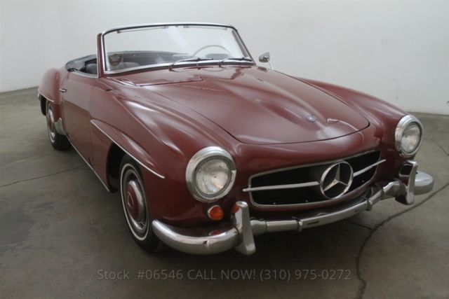 56 Mercedes Benz 190SL 4 Speed Manual Dual Weber Carburetors Matching Hubcaps 1956 Mercedes-Benz 190-Series