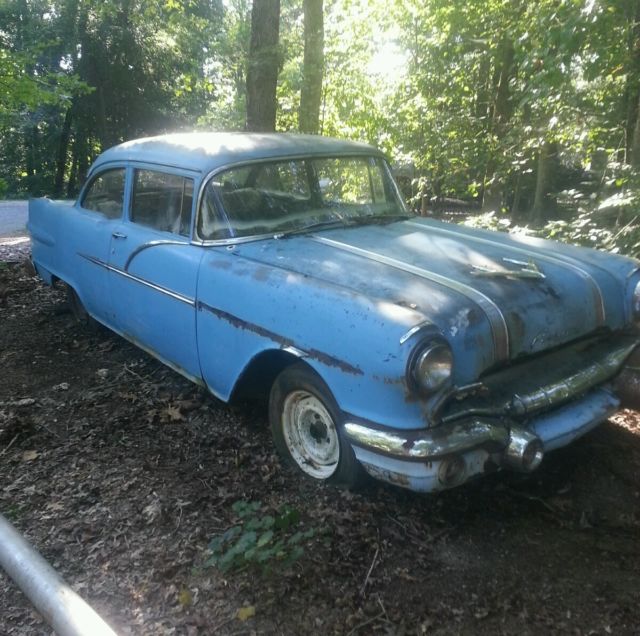 56 Pontiac Starchief ,2 DR.317 v8 auto,NC Title, not running 1956 Pontiac starchief