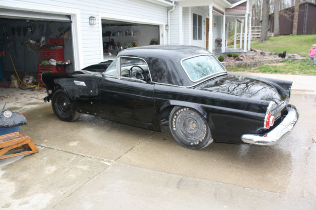56 t-bird, rat, body off restoration, hard top convertible 1956 Ford Thunderbird