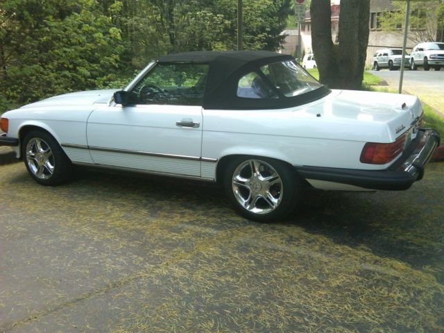 560SL Mercedes Rag Top/Hard Top Combo 1988 Mercedes-Benz 500-Series Silver