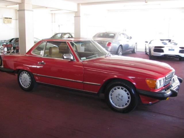 560SL. Only 54,000 miles! Rare Rumble Seat Option! Red / Tan, Drives Great! FL 1987 Mercedes-Benz SL-Class Base Convertible 2-Door