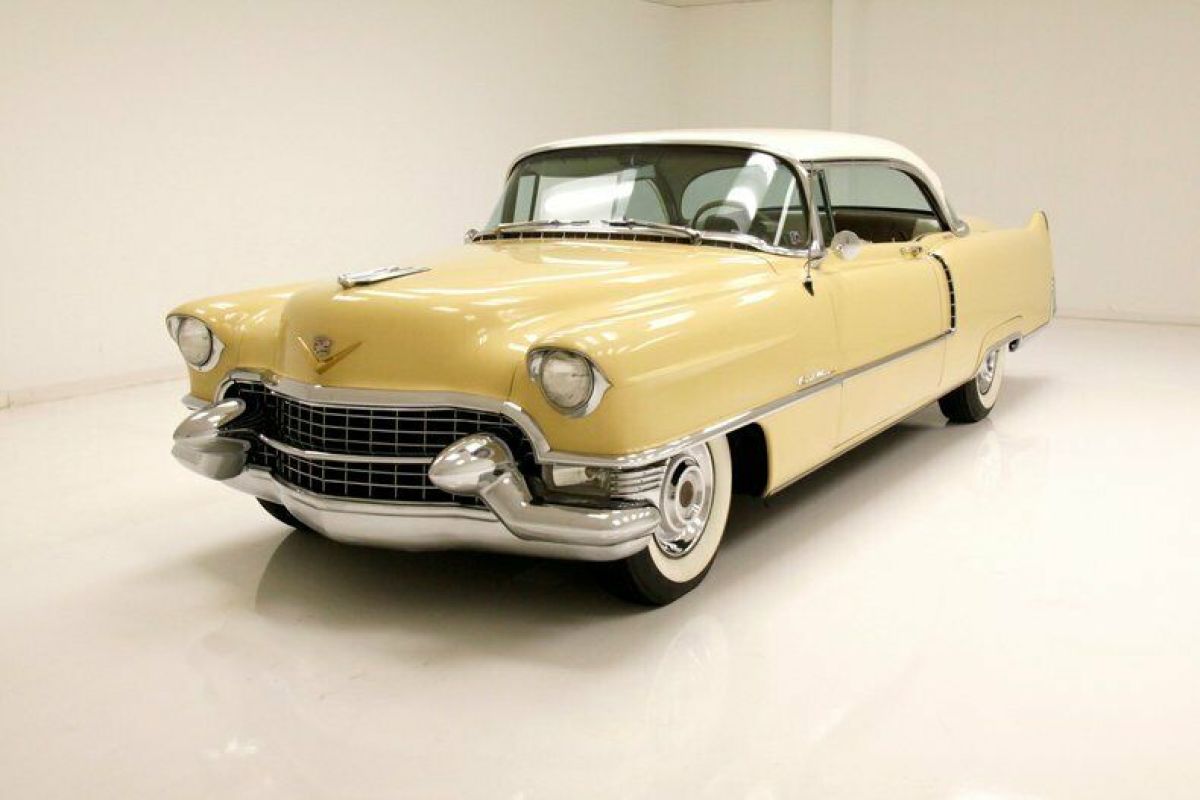 56K Actual Miles/Excellent Paint/Leather Interior/331ci V8 4-Speed Hydramatic 1955 Cadillac Coupe DeVille