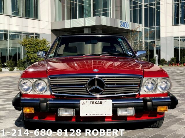 5.6L V8 ALL DOCUMENTATION AND BOOKS W/CAR ALWAYS A DALLAS TEXAS CAR HAS 2 TOPS 1988 Mercedes-Benz SL-Class 560SL CONVERTIBLE ROADSTER WATCH HD VIDEO 1 OWNER