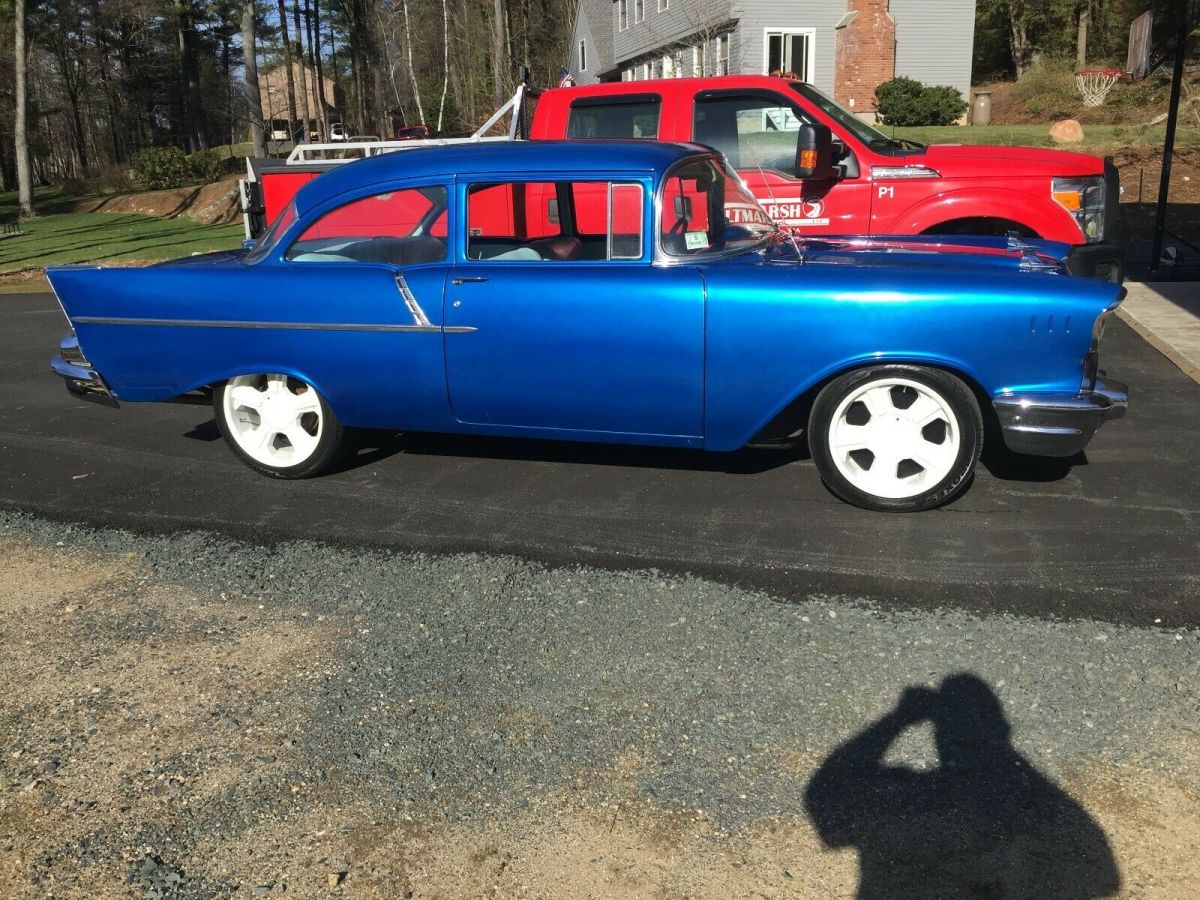 57 CHEVY 150 2 DOOR HOT ROD 1957 Chevrolet Bel Air/150/210 chrome