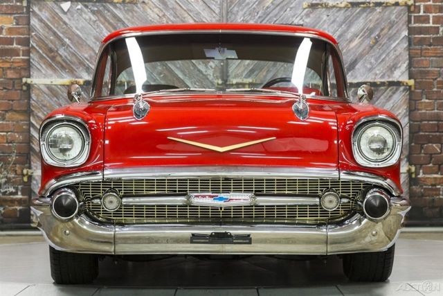 1957 Chevrolet Bel Air/150/210 Bel Air Sport Coupe 450 HP Restomod Red Tan - photo 6