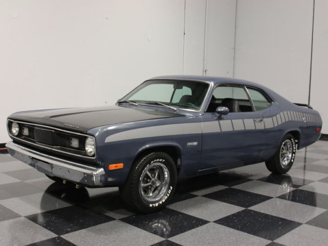 5.7 LITER HEMI SWAP, AUTO W/OVERDRIVE, FLOWMASTER DUALS, FRONT DISCS, GR8 DRIVER 1972 Plymouth Duster