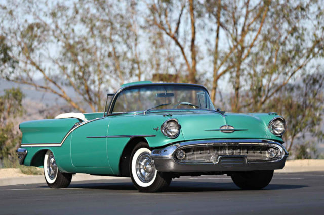 '57 Oldsmobile Super 88 Convertible, Outstanding Restoration, Desirably Optioned 1957 Oldsmobile Eighty-Eight