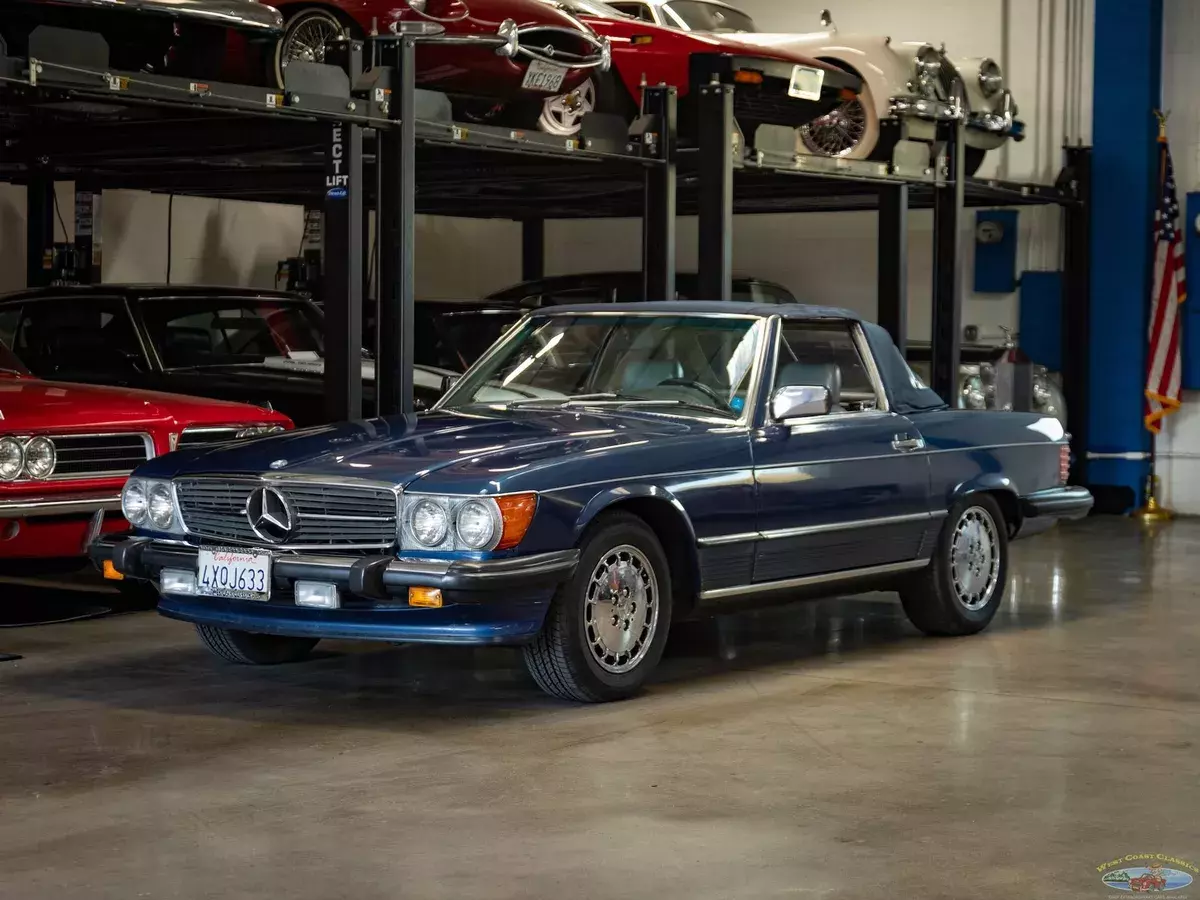 57075 Miles 5L NA V8 single overhead cam (SOHC) 16V 4-Speed AutomaticConvertible 1987 Mercedes-Benz SL-Class with 57K original miles