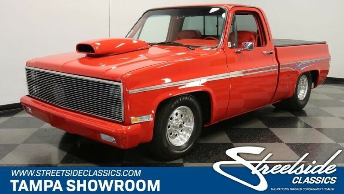 572 V8 CRATE ENGINE BUILT TH350 COLD A/C UPGRADED SUSPENSION GORGEOUS PAINT 1983 Chevrolet C-10 Pro Street
