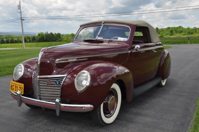 5721939 Mercury Convertible - Grand National Senior Winner Frame off restoration 1939 Mercury Other Deluxe