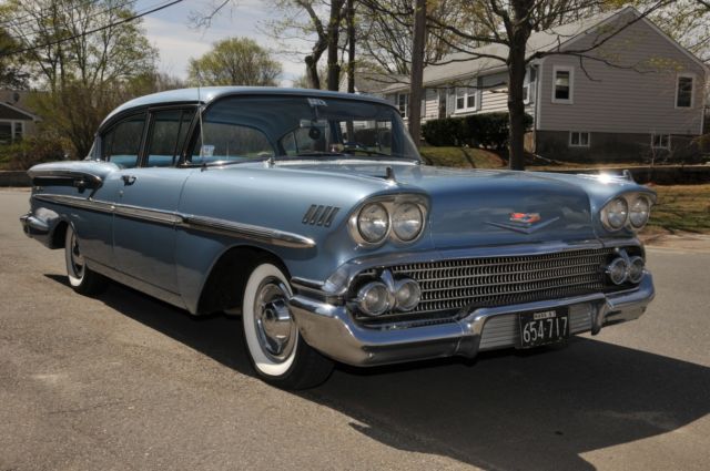 58 Chevrolet Bel Air - Very Original, Just took off plastic seat covers 1958 Chevrolet Bel Air/150/210