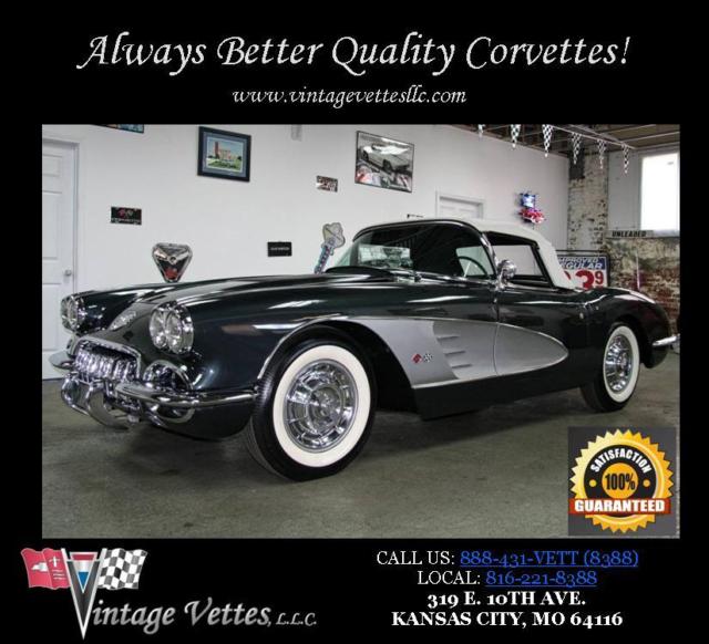 58 Corvette No rust daily driver 283 245 4speed CV C1 power aftermarket 1958 Chevrolet Corvette
