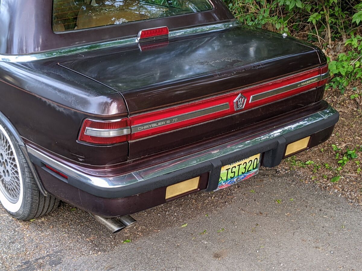 1989 Chrysler TC Maserati - photo 7