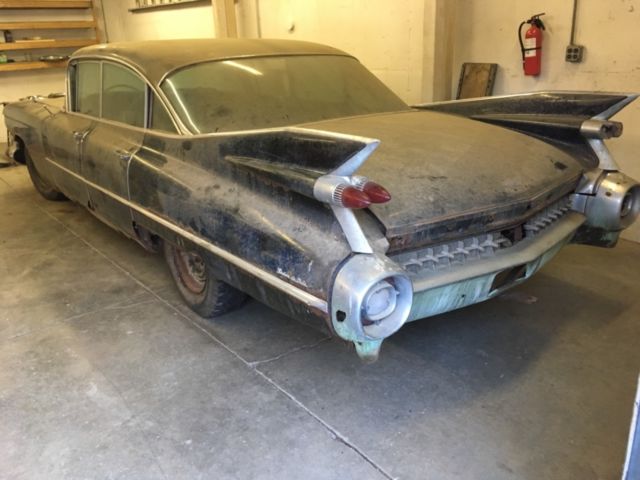 59 Cadillac model 62 sedan Deville six window sedan 1959 Cadillac DeVille