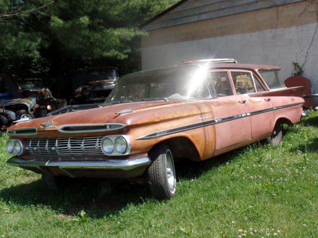 59 Chevrolet 9 Pasenger 348 car 1959 Chevrolet WAGON KINGSWOOD