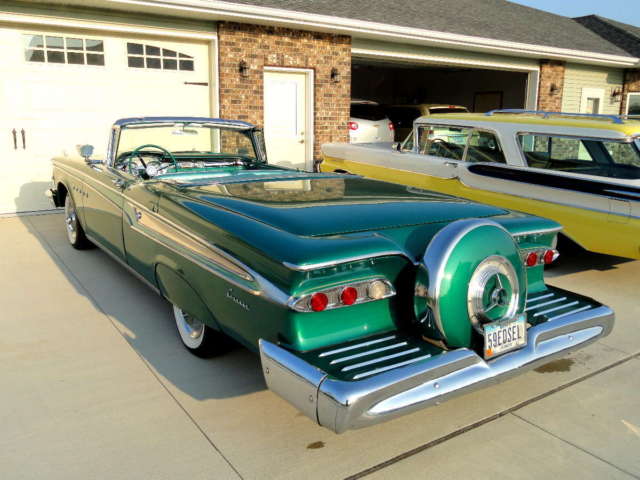 '59 Edsel RETRACTABLE, '59 El Camino, '58 Mercury 2-DOOR wagon, '60 Dodge Polara 1959 Edsel Corsair convertible RETRACTABLE