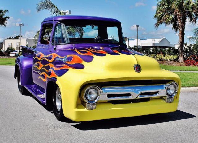 5.9L Cummins Turbo Diesel w/ Upgrades Tons of Fun 1956 Ford F-100 Custom Cummins Turbo Diesel Hotrod Must See